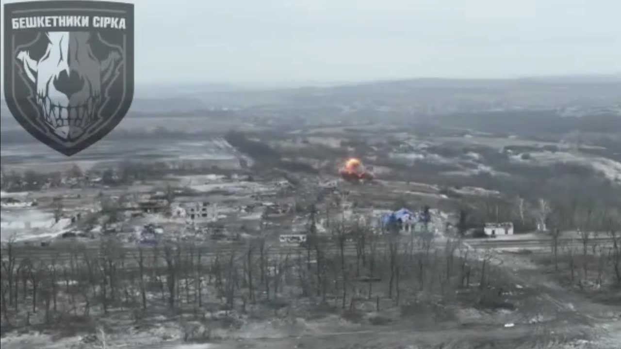 WAR IN UKRAINE: Ukrainian Drone Tracks Group Of Russian Soldiers Before Blowing Them Up