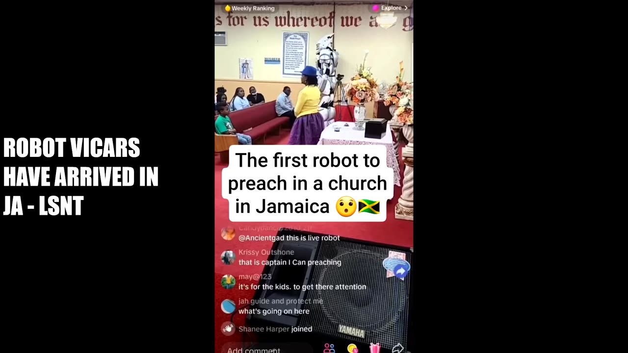 ROBOT VICAR ARRIVES TO PREACH! IN JAMAICA 2024