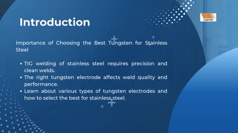 Best TIG Tungsten for Stainless Steel