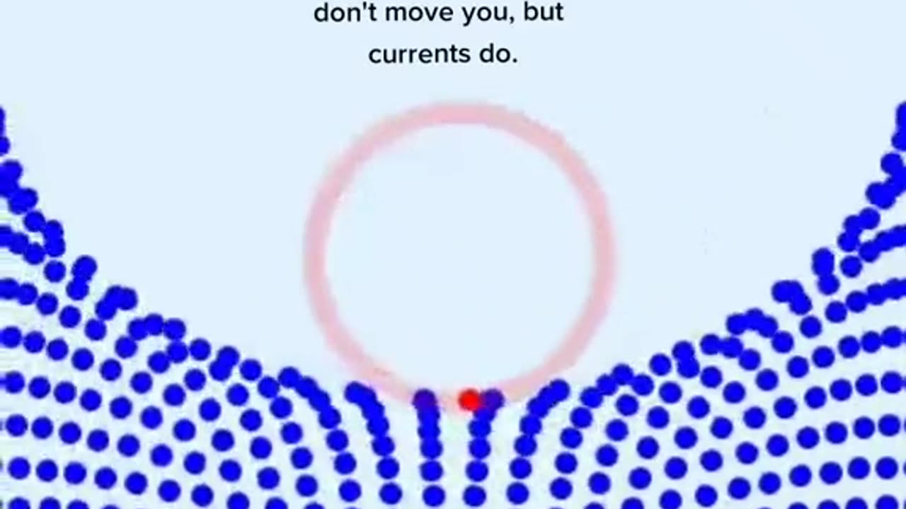 Why waves don't move you