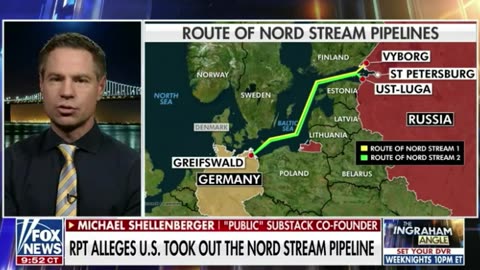 The report alleges US took out the Nord Stream Pipeline