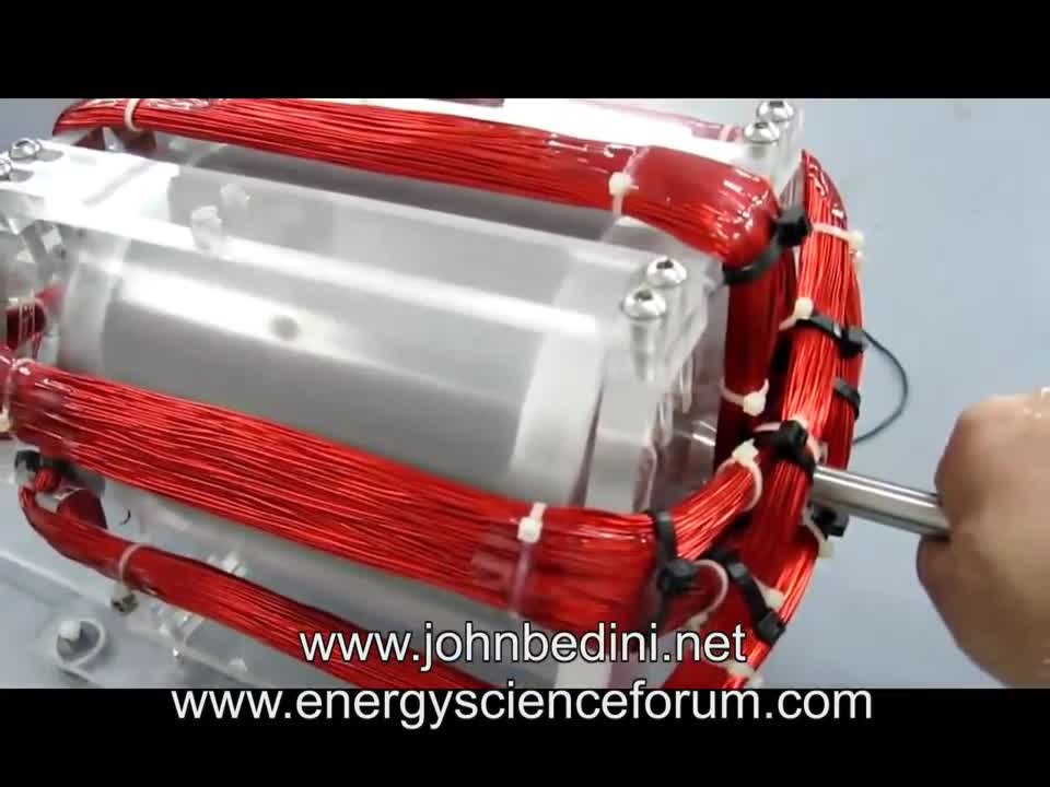 Super efficient almost Free Energy Bendini Cole motor demonstration