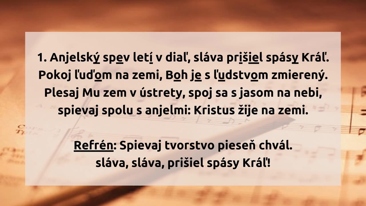 Anjelský spev letí v diaľ