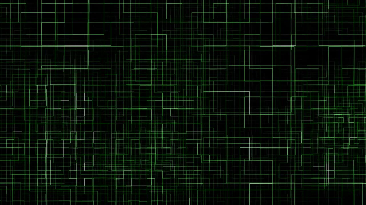 Electronic Computer Connections Background Loop Animation Motion Graphic Screensaver