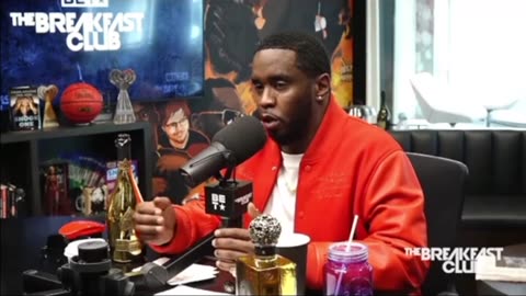 P Diddy talking about how "the aliens are coming!!!"