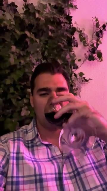 Late Night Wine Drink In Warsaw