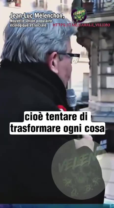 MELANCHON MALEDICE IL PRESIDENTE MACRON PER AVER ..