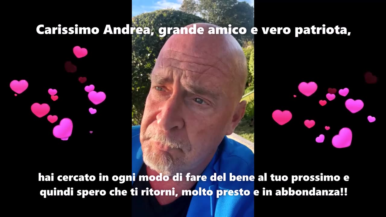 #“CARISSIMO ANDREA, GRANDE AMICO E VERO PATRIOTA...”😇💖🙏