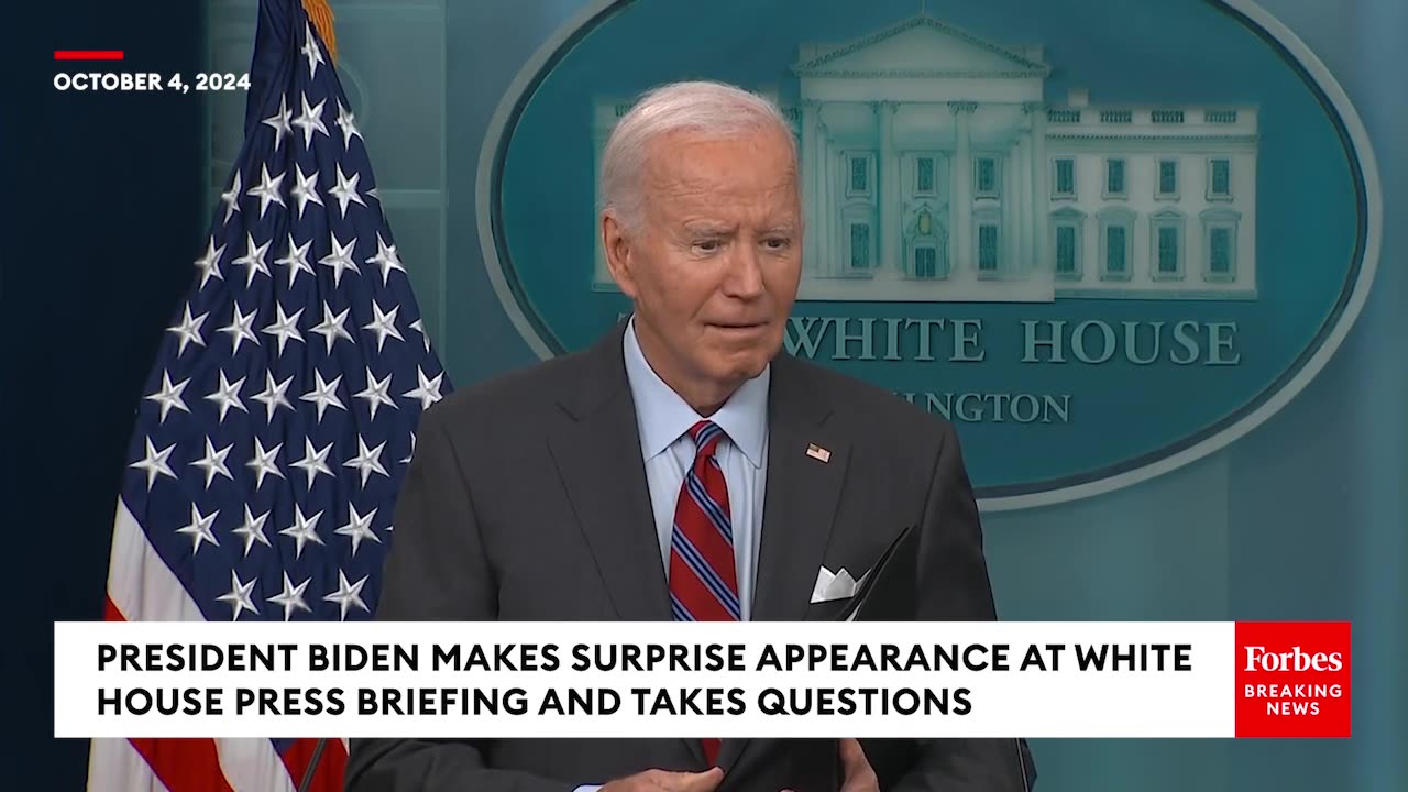 Biden Brings The House Down Jokingly Declaring, 'I'm Back In!' To 2024 Election