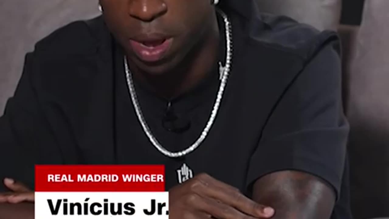 In an exclusive interview with CNN, Real Madrid superstar Vinícius Jr. says