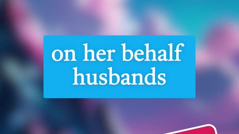 Husbands give themselves up for their wives #bible