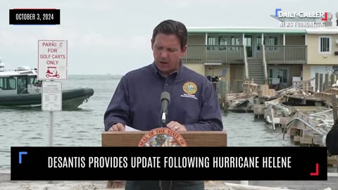 WATCH: DeSantis Provides Update Following Hurricane Helene