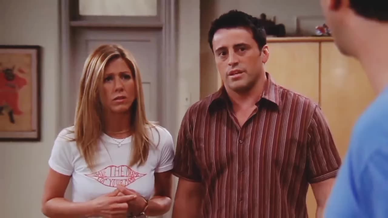 When Ross caught Joey and Rachel together