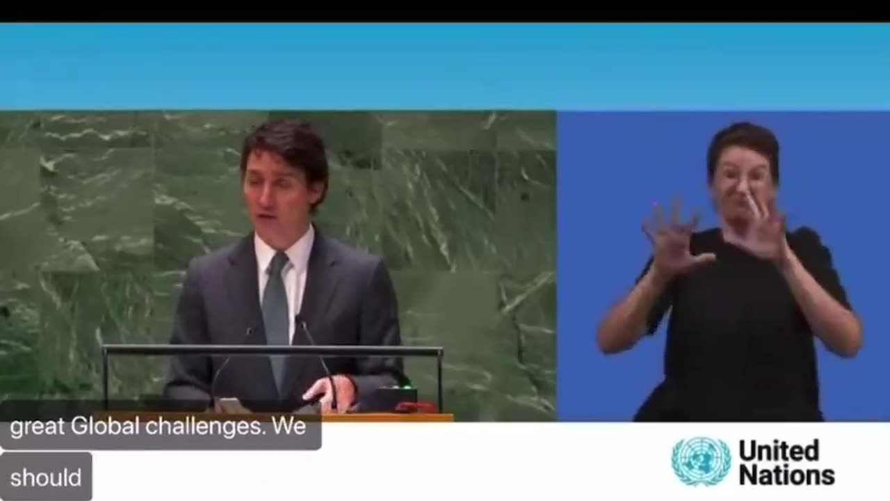 Justin TRUDEAU 🇨🇦 just recommitted Canada to the Agenda 2030. At the UN General Assembly. Buckle up