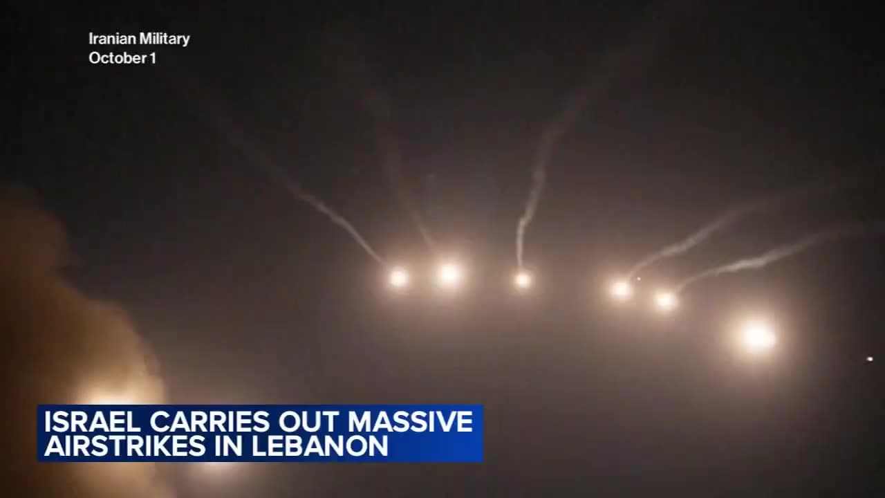 Israel carries out massive airstrike in Lebanon