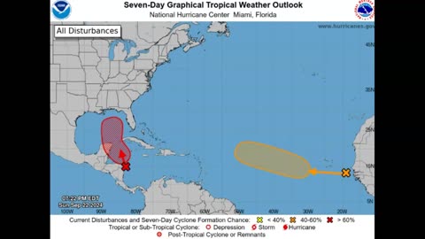 Five Tropical Disturbances In Play September 22nd 2024! (2)