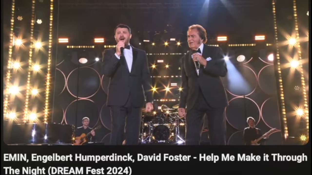 Help Me Make It Through The Night, Live - David Foster + Englebert Humperdinck + Emin