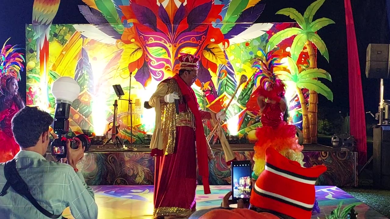 King Momo Dance near the sea beach in Goa