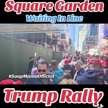 Madison Square Gardens Waiting In Line