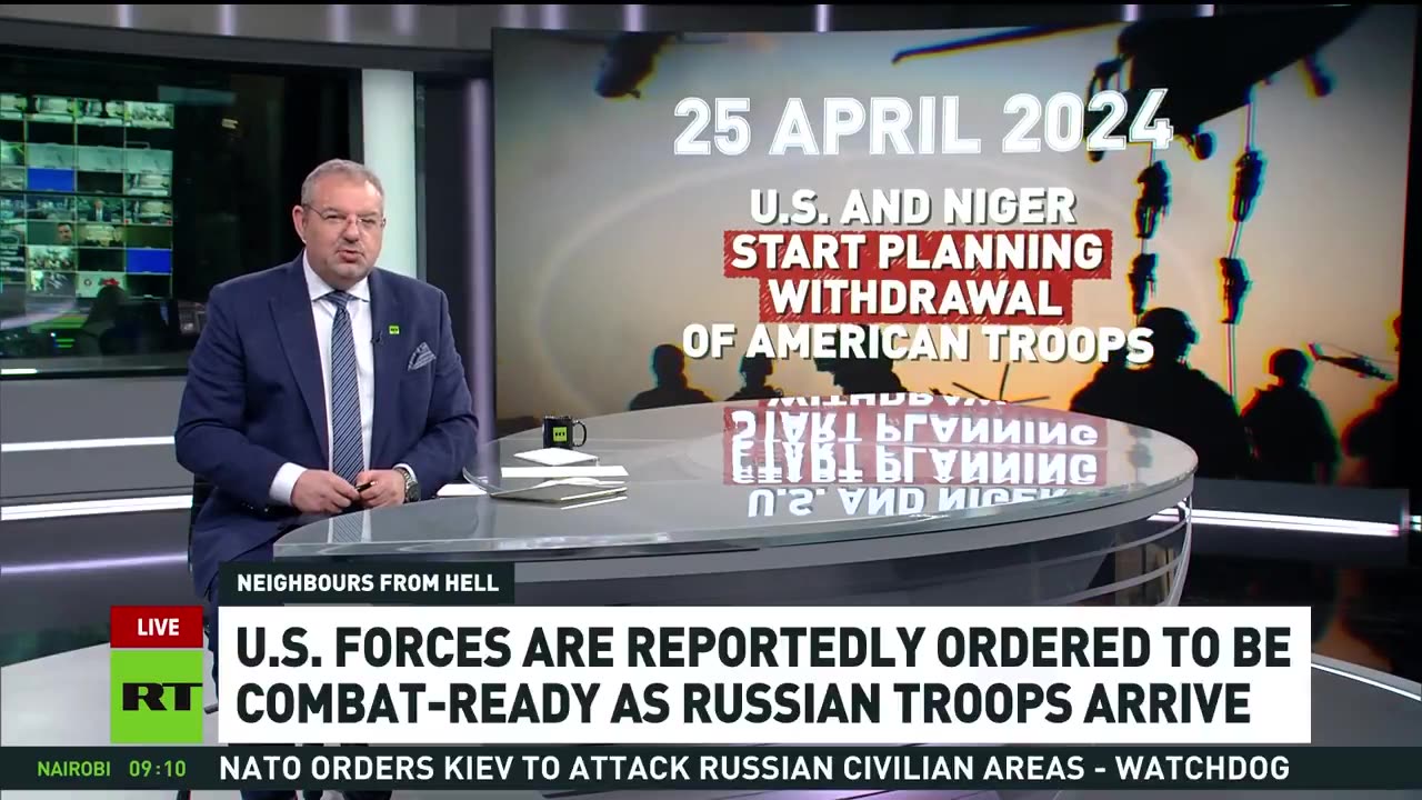 Russian Troops Stationed Next To US Troops In Niger