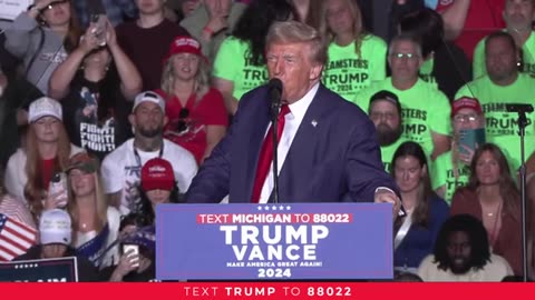 LIVE- President Trump in Saginaw