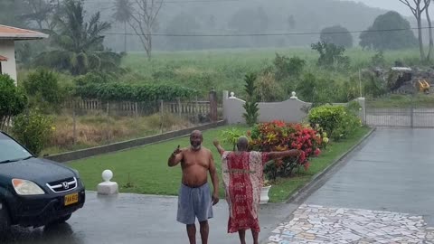 Enjoying The Rain
