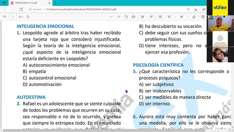 VONEX ANUAL 2022 | Introductorio 01 | Psicología S1