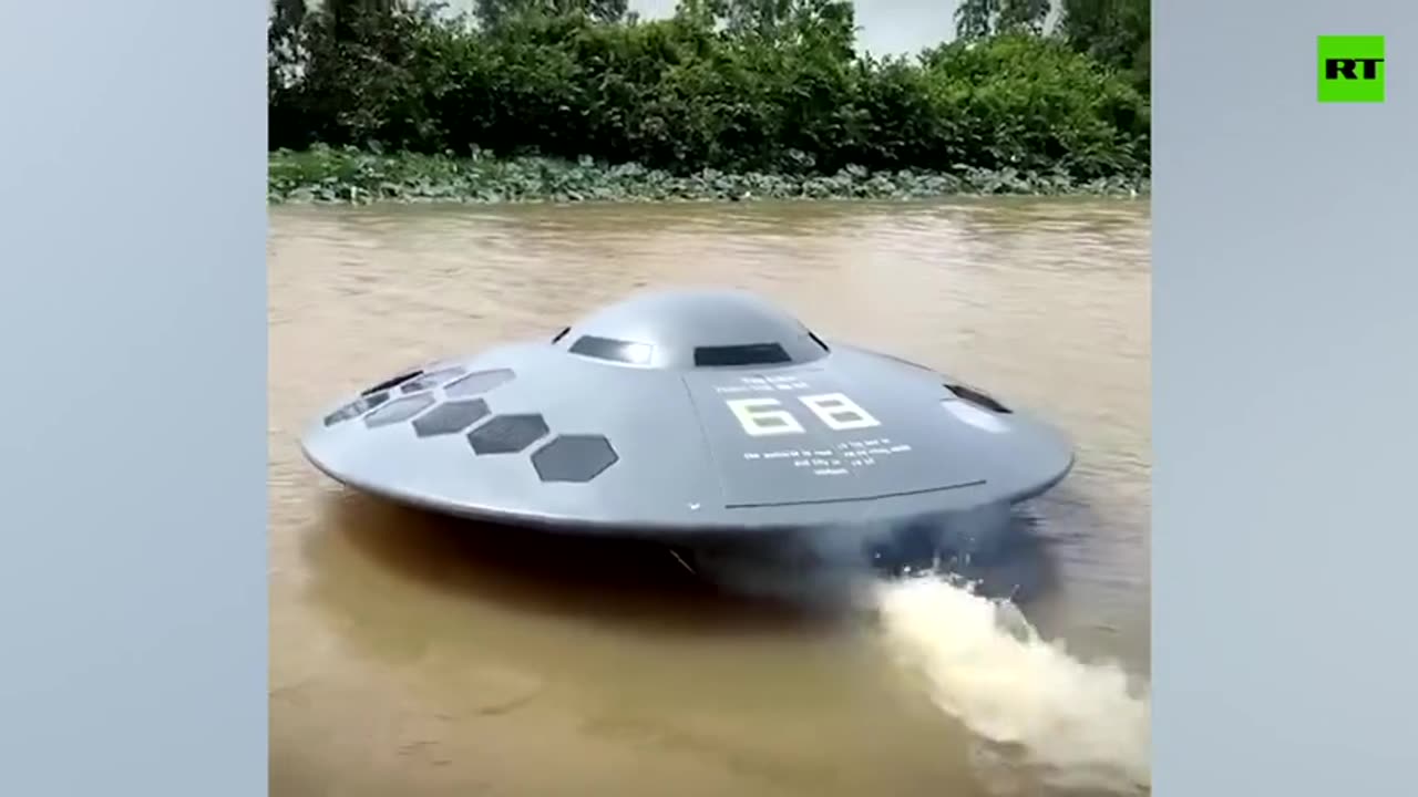 YouTuber builds UFO boat he saw in a dream