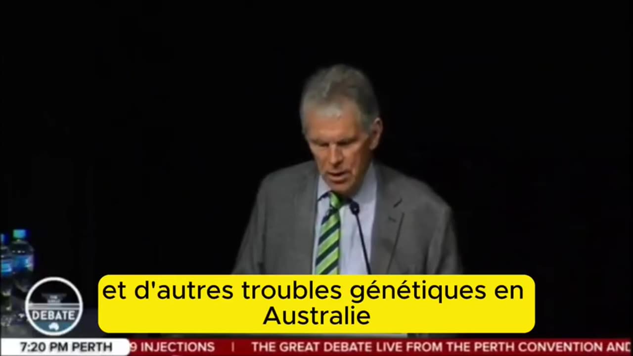 Australie, le professeur Ian Brighthope fond en larmes devant des milliers de personnes