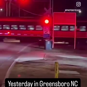 Greensboro Police Cruiser Hit by Amtrak