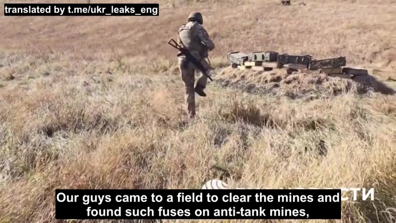 Ukrainian sappers sent notes in mines to Russian positions