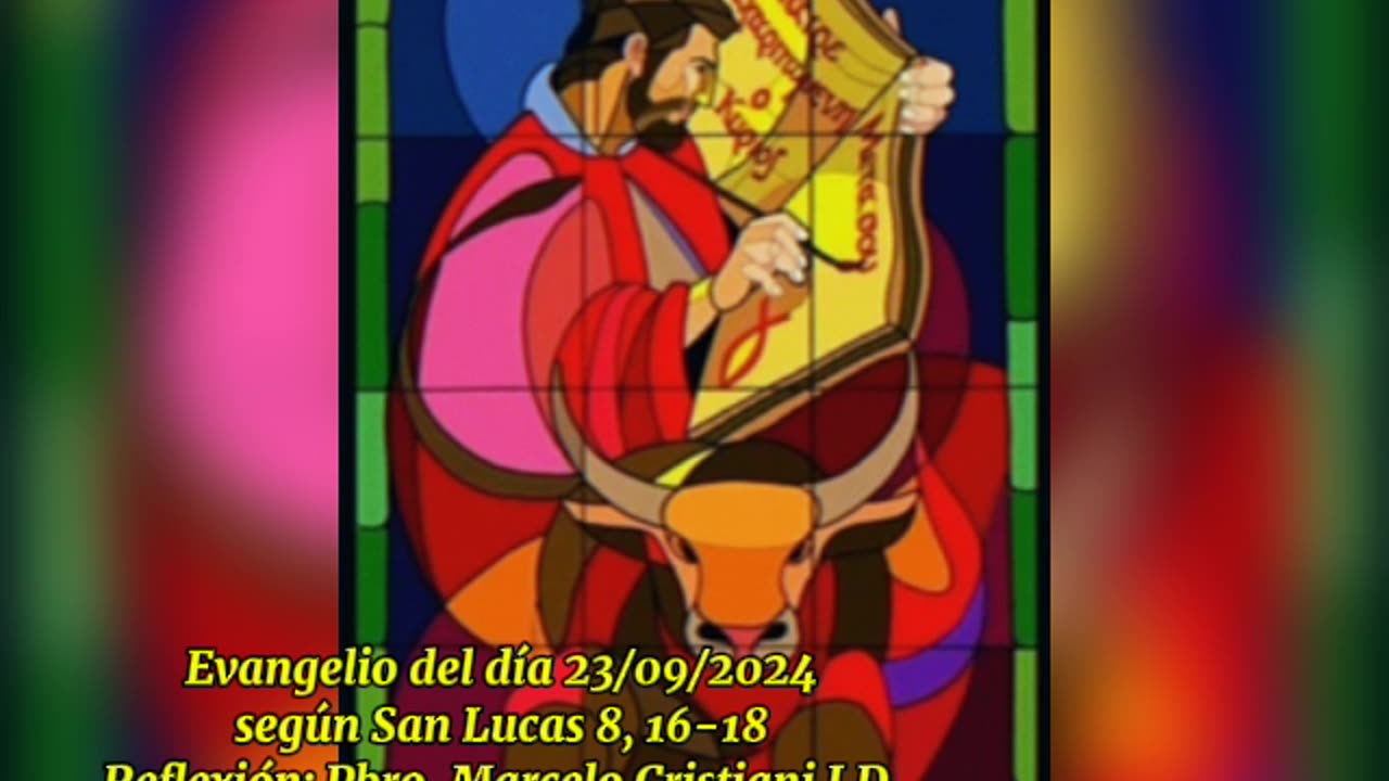 Evangelio del día 23/09/2024 según San Lucas 8, 16-18 - Pbro. Marcelo Cristiani I.D.