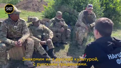 Serbian volunteers for their Russian brothers