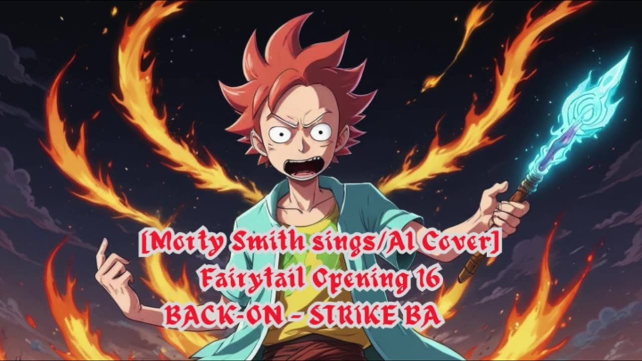 [Morty Smith sings/AI Cover] Fairy tail Opening 16 BACK-ON - STRIKE BACK