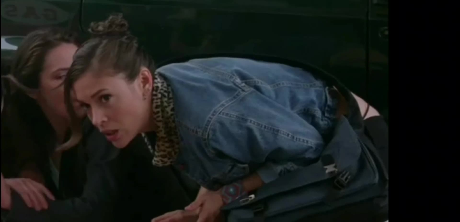 Alyssa Milano MASSIVE Black Thong Slip on Charmed