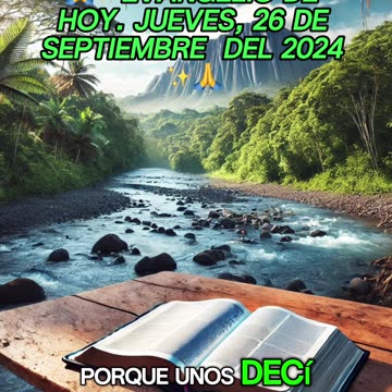 🙏✨Evangelio de HOY. Jueves, 26 de Septiembre del 2024 ✨🙏