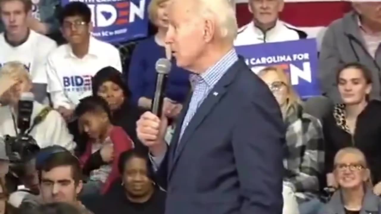 Biden: "If you elect me, your taxes are going to be RAISED, not cut."