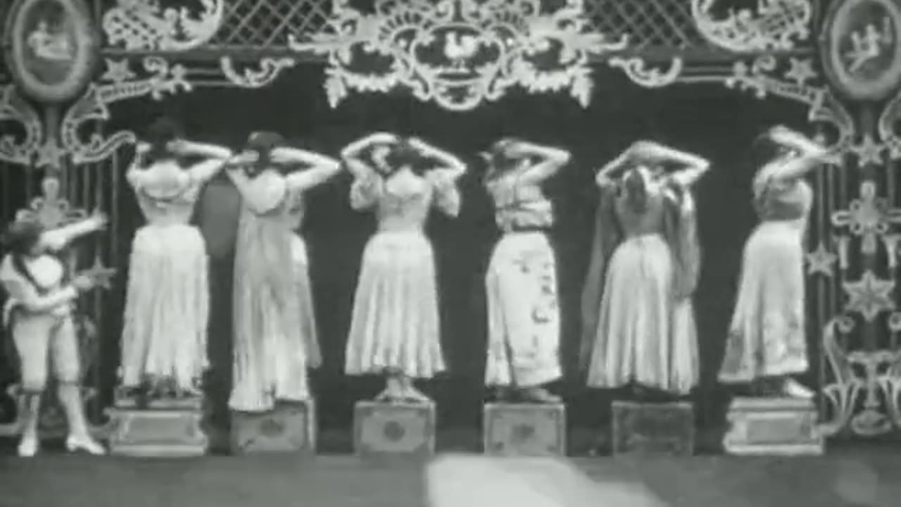 Liliputian Dance (1906 Original Black & White Film)