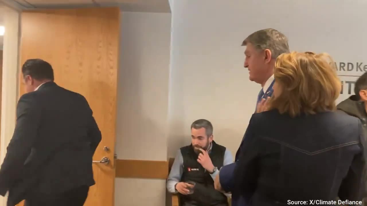 Joe Manchin Kicks Protestor To Curb After Getting Called A "Sick F*ck"