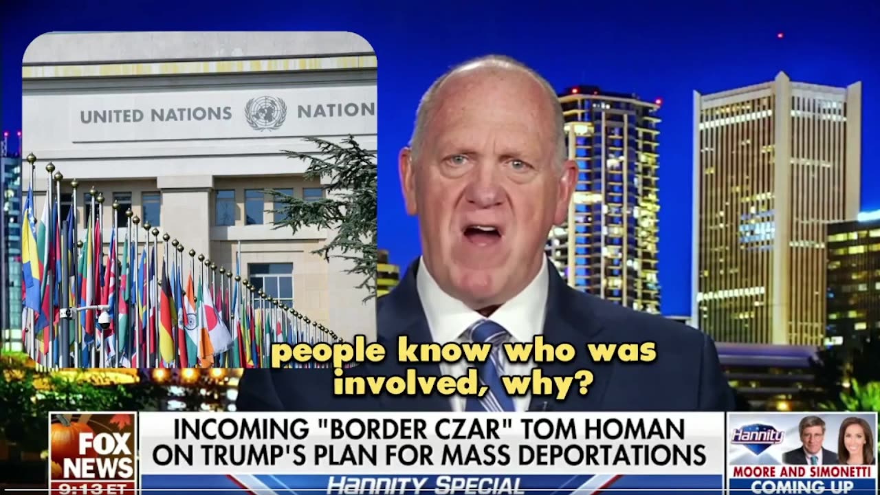 Tom Homan vừa nói rằng chính quyền Trump sẽ điều tra và trừng phạt bất kỳ quốc gia nước ngoài nào