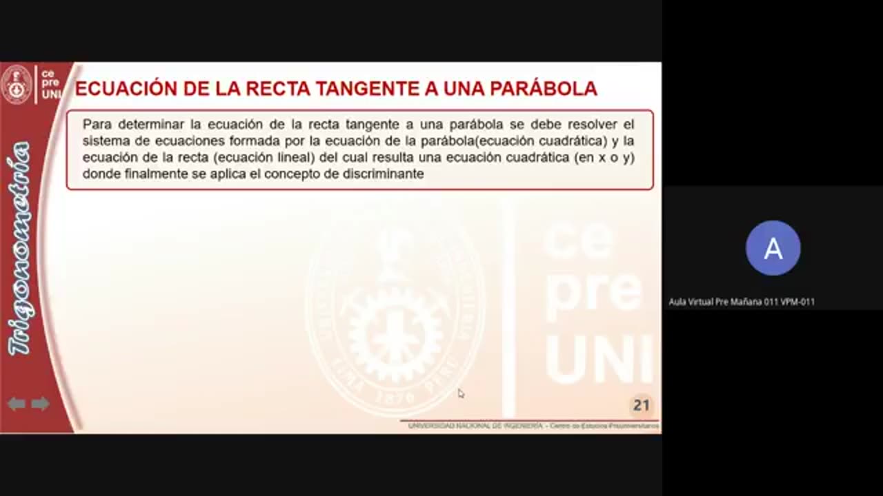CEPRE UNI 2021 - 2 | SEMANA 17 | TRIGONOMETRÍA S02