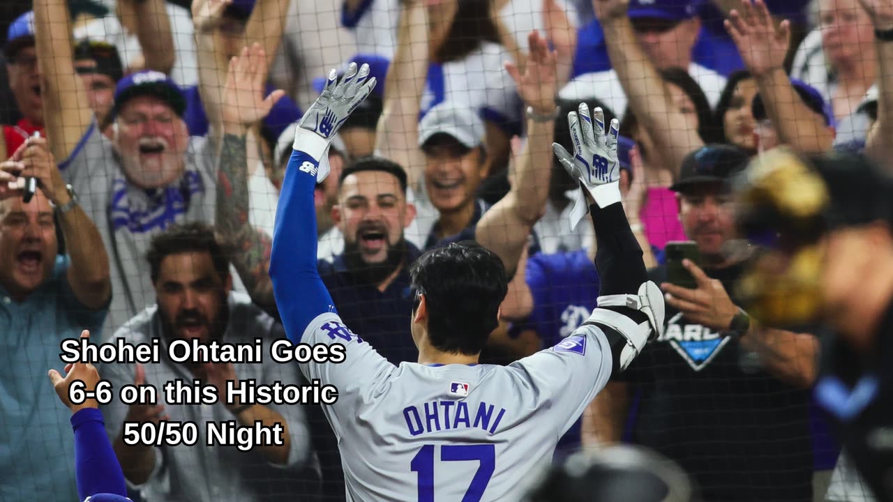 🚨SHOHEI OHTANI MAKES HISTORY ON A PERFECT NIGHT | 50/50 CLUB #mlbhighlights #mlb #shoheiohtani