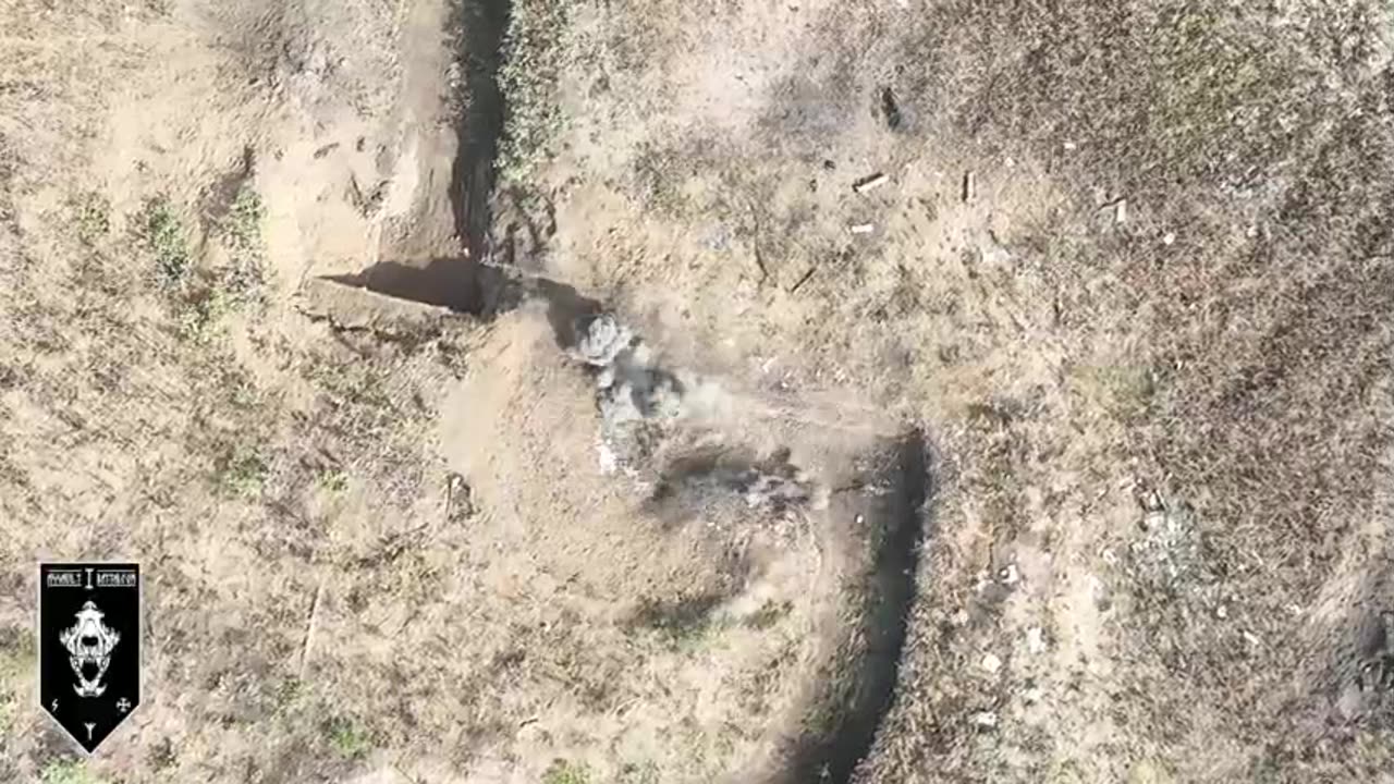 Russian Soldier Drags His Buddy into a Dugout Like Something from a Movie