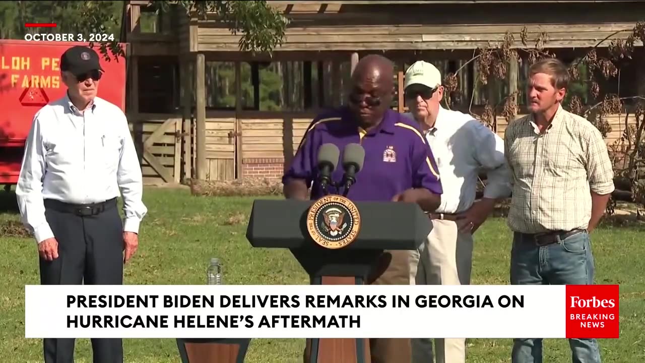 JUST IN- President Biden Fires Back At Johnson For Saying Hurricane Helene Aid Can Wai