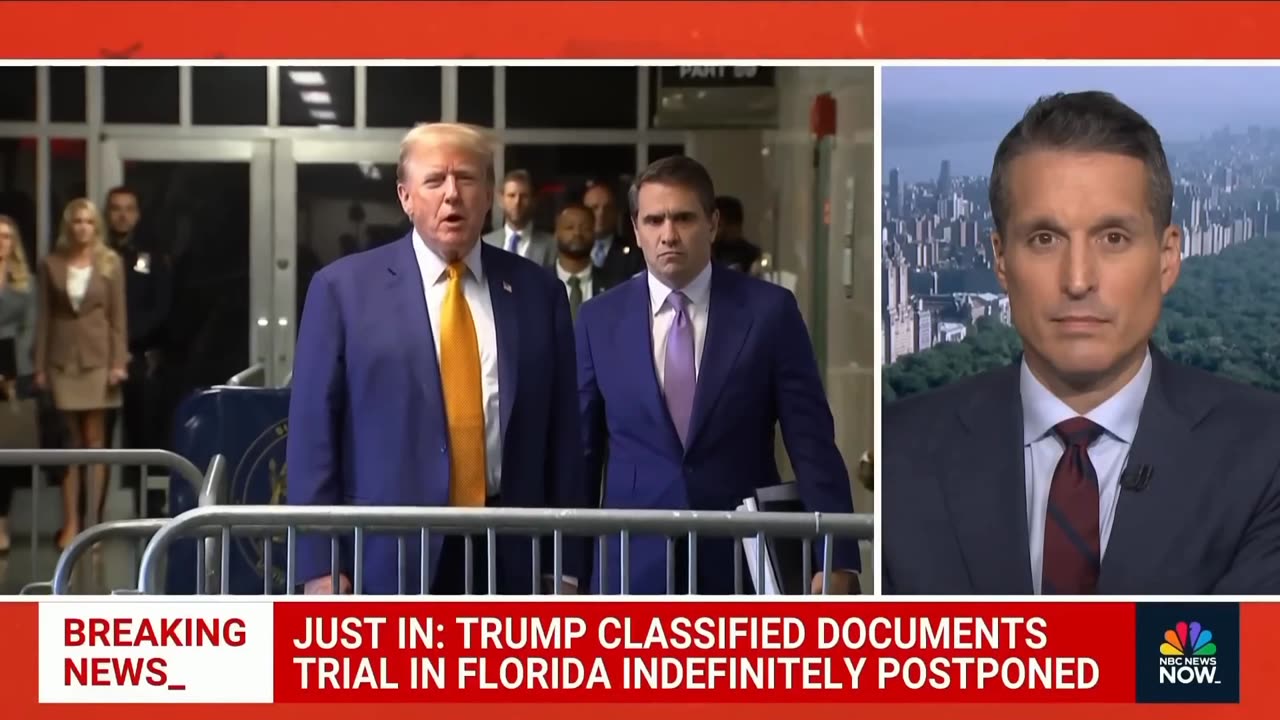 Trump's Florida classified documents trial indefinitely postponed