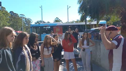 Preaching and then 7 salvations at Macquarie Metro 23042024