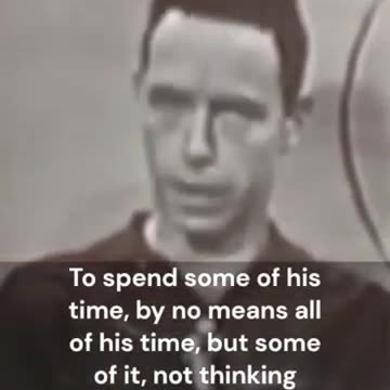 Try Not to Think | Alan Watts