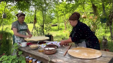 LIFE ON THE EDGE OF THE WILDERNESS: Grandma Cooking Pilaf In The Village | Best Dessert Recipe