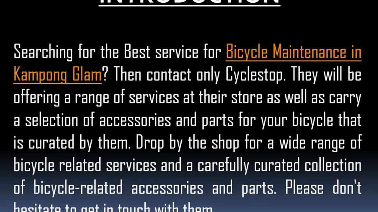 One of the Best service for Bicycle Maintenance in Kampong Glam