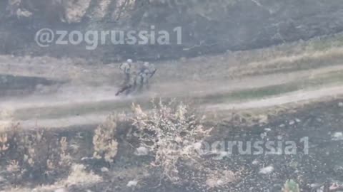 Russian strikes on Ukrainian positions, equipment and personnel. Plekhovo settlement. Kursk region